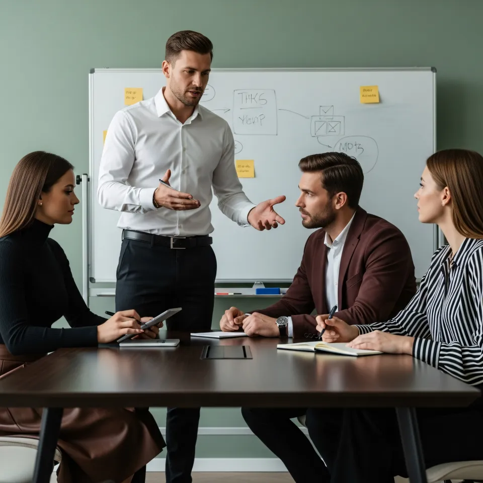 Financial planning meeting with advisor